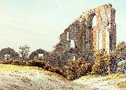 Caspar David Friedrich The Ruins of Eldena oil painting artist